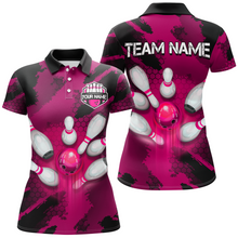 Load image into Gallery viewer, Camo 3D Bowling Shirts Women Custom Bowling Team Jersey Polo Multicolor QZT468