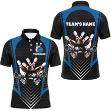 Load image into Gallery viewer, Custom Bowling Shirt for Men Bowling Jersey Bowling Team League Polo Shirt QZT106