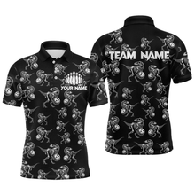 Load image into Gallery viewer, Custom Dinosaur Bowling Shirt for Men And Women Quarter-Zip Bowling League Bowling Outfit QZT633