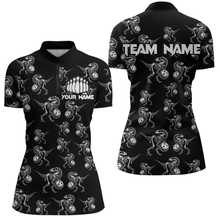 Load image into Gallery viewer, Custom Dinosaur Bowling Shirt for Men And Women Quarter-Zip Bowling League Bowling Outfit QZT633