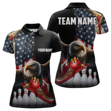 Load image into Gallery viewer, Custom Eagle Bowling Team Jersey American Bowling Polo Shirt for Men Women QZT636