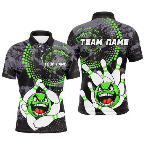 Personalized Bowling Shirts for Men Polo Camo Bowling Jersey   Bowling Team League QZT446