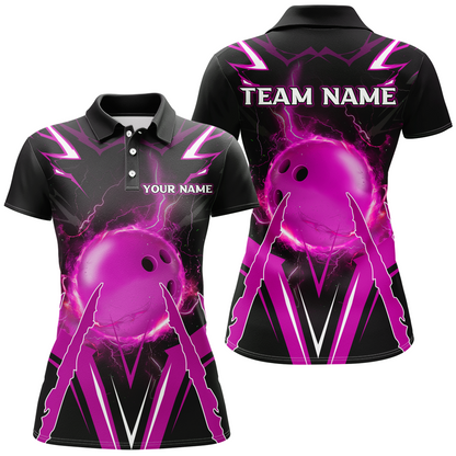 Personalized Bowling Team Shirts for Women Polo Bowling Shirt Multicolor QZT455