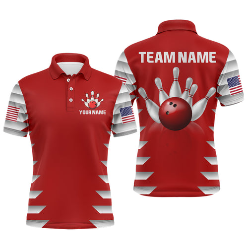 Custom Bowling Shirt for Men Bowling Jersey Bowling Team League Polo Shirt QZT210