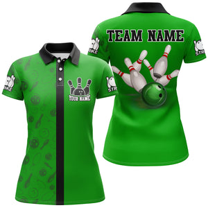 Custom Bowling Shirt for Women Bowling Jersey Bowling Team League Polo Shirt QZT112