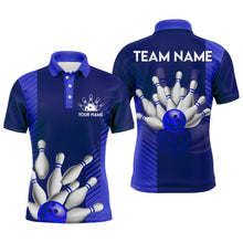 Load image into Gallery viewer, Personalized Bowling Shirt for Men Custom Bowling Jersey Bowling Team Polo Shirt QZT110