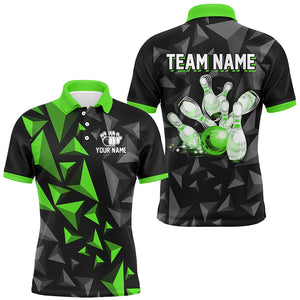 Custom Polo Shirts For Men And Women Green Bowling Team League Jersey Bowler BDT500