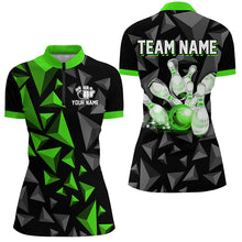 Load image into Gallery viewer, Custom 1/4 Zip Shirts For Men And Women Green Bowling Team League Jersey Bowler BDT500