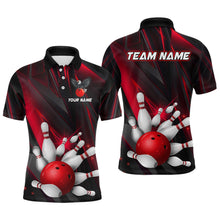 Load image into Gallery viewer, Eagle Bowling Polo Shirts For Men &amp; Women Custom Team Bowling Jersey Uniform Bowler Gift | Red BDT524