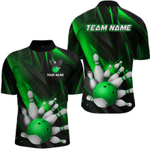 Load image into Gallery viewer, Eagle Bowling Shirts For Men &amp; Women Custom Team Bowling Jersey Uniform Bowler Gift | Green BDT524