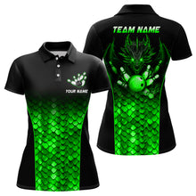 Load image into Gallery viewer, Custom Green Dragon Bowling Polo Shirts For Men And Women Bowling Team Jersey BDT508