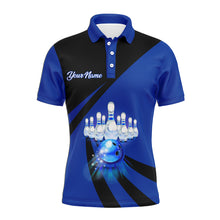 Load image into Gallery viewer, You Don&#39;t Have To Be Crazy To Bowl With Us Bowling Polo Shirts For Men Funny Custom Bowling Jersey BDT164