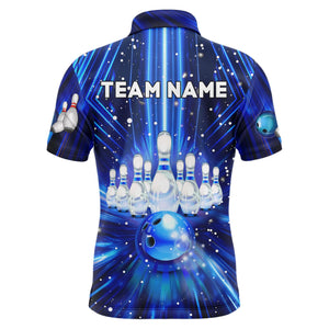 Christmas Bowling Shirt Custom 3D Bowling Jersey Team Bowling Polo Shirt For Men BDT384