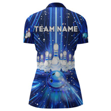 Load image into Gallery viewer, Christmas Bowling Shirt Custom 3D Bowling Jersey Team Bowling Quarter-Zip Shirt For Women BDT384