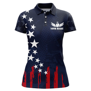 Navy/White Polo — Blue Stars