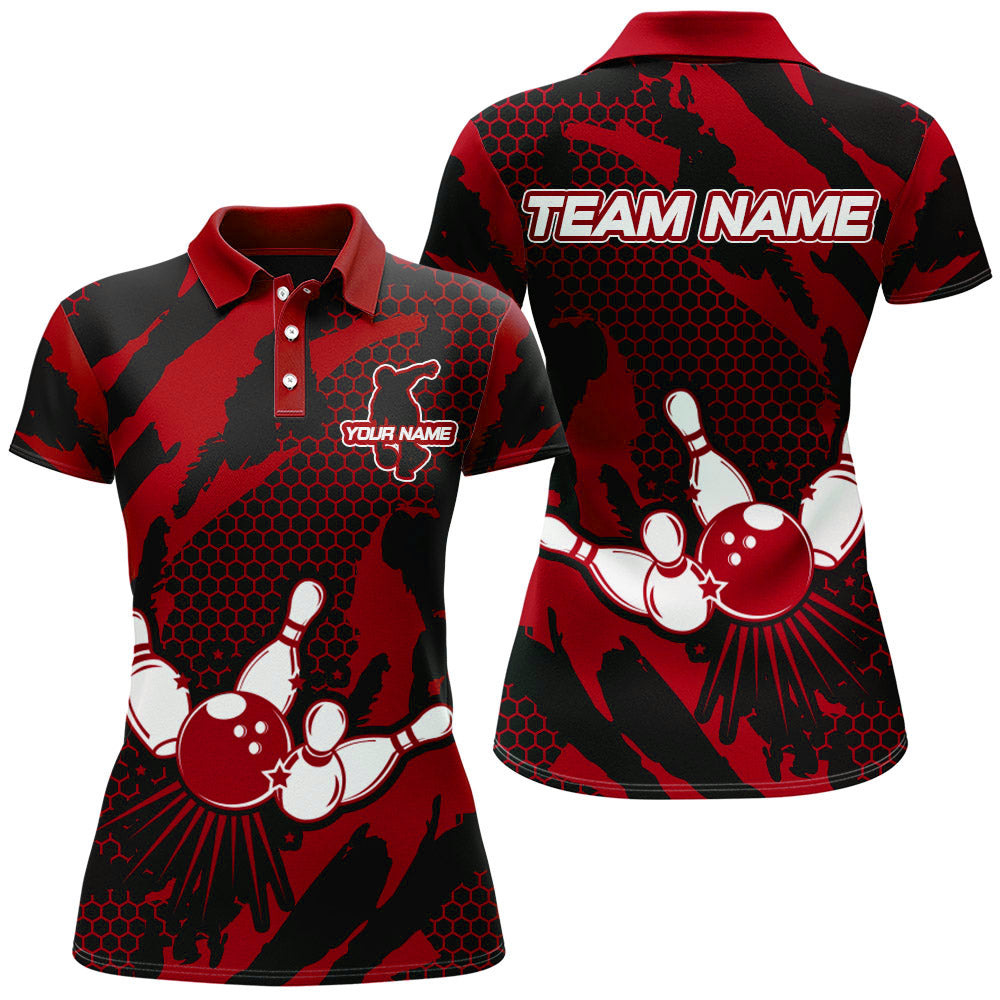 Bowling Jerseys For Women Custom Bowling Polo Shirt Team League Bowling Shirts BDT326