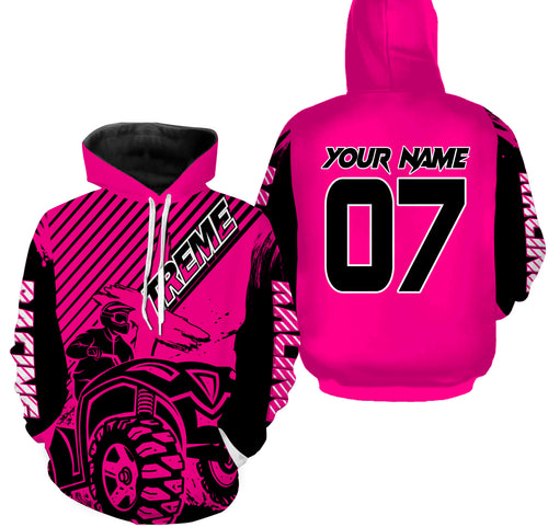 Custom ATV Motocross Hoodie Men Women Extreme Quad Racing Hooded Jersey For Adult Off-Road PDT914