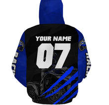 Load image into Gallery viewer, Personalized Blue ATV Quad Hoodie Men Women ATV Motocross Hooded Jersey Extreme Off-Road PDT916