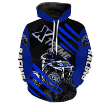 Load image into Gallery viewer, Personalized Blue ATV Quad Hoodie Men Women ATV Motocross Hooded Jersey Extreme Off-Road PDT916