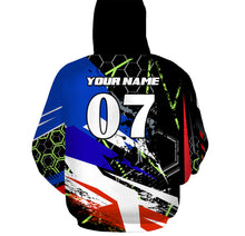 Load image into Gallery viewer, Adult ATV Quad Hoodie Men Women Custom Patriotic ATV Motocross Quad Bike Hooded Jersey PDT922