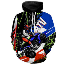 Load image into Gallery viewer, Adult ATV Quad Hoodie Men Women Custom Patriotic ATV Motocross Quad Bike Hooded Jersey PDT922