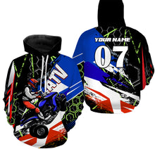 Load image into Gallery viewer, Adult ATV Quad Hoodie Men Women Custom Patriotic ATV Motocross Quad Bike Hooded Jersey PDT922