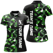 Load image into Gallery viewer, Camo Bowling Polo Shirt For Men And Women Personalized Bowling Jerseys Team BDT446