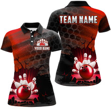 Load image into Gallery viewer, Custom Red Bowling Shirts For Men &amp; Women Bowling Team League Jersey Unisex Polo BDT533