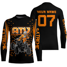 Load image into Gallery viewer, Personalized Orange ATV Motocross Jersey UPF30+ Quad Bike Shirt Adult Youth Off-Road ATV MX Racing PDT731