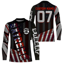 Load image into Gallery viewer, American Flag Quad Racing Jersey Kid Men Women UPF30+ Custom ATV Motocross Off-road Shirt ATV MX PDT840