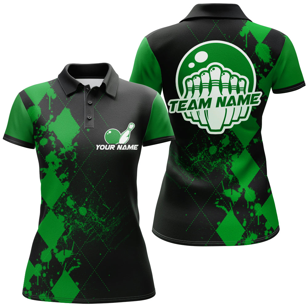 Custom Bowling Shirts For Women Bowling Team League Jersey Bowling Polo Shirts BDT217
