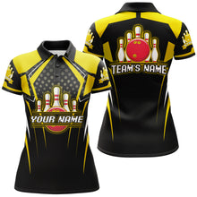 Load image into Gallery viewer, Personalized Bowling Jersey For Women Bowling Polo Shirt For Team Strike BDT271