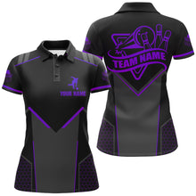 Load image into Gallery viewer, Bowling Jersey For Women Custom Name Bowling Shirt Team Bowlers Short Sleeve BDT267