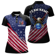 Load image into Gallery viewer, American Bowling Shirt Men &amp; Women Eagle Bowling Jersey Custom Team Bowling Shirts Polo BDT587