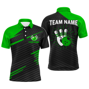 Personalized Bowling Jersey Men Custom Bowling Shirt Team League Bowling Polo Shirts BDT343