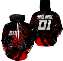 Load image into Gallery viewer, Red ATV Quad Hoodie Men Women ATV Motocross Hooded Jersey For Adult Off-Road Extreme PDT910