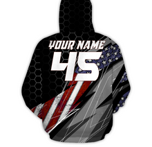 Load image into Gallery viewer, American Flag Quad Bike Hoodie Personalized ATV Motocross Hooded Jersey Men Women PDT923