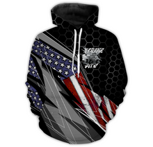 Load image into Gallery viewer, American Flag Quad Bike Hoodie Personalized ATV Motocross Hooded Jersey Men Women PDT923