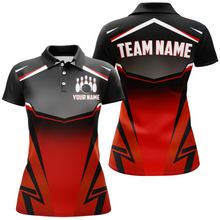 Load image into Gallery viewer, Custom Bowling Shirts Men &amp; Women Red Bowling Team Jersey Unisex Polo Bowling Uniform BDT530