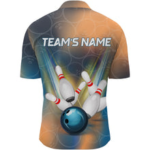 Load image into Gallery viewer, Personalized Bowling Quarter-Zip Shirt Men 3D Bowling Jersey Custom Bowling Team League Shirts BDT206