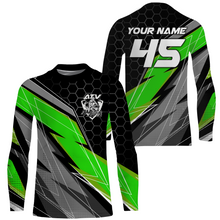 Load image into Gallery viewer, Green Quad Bike Racing Jersey Kid Men Women UPF30+ ATV Motocross Off-road Shirt ATV Racing PDT835