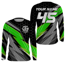 Load image into Gallery viewer, Green Quad Bike Racing Jersey Kid Men Women UPF30+ ATV Motocross Off-road Shirt ATV Racing PDT835