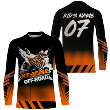 Load image into Gallery viewer, Custom ATV Motocross Jersey Orange Upf30+ Kid Men Women Quad Bike Shirt Extreme Off-Road PDT846