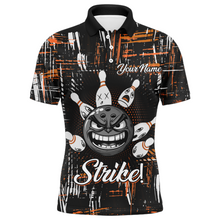 Load image into Gallery viewer, Strike Bowling Jersey For Men Custom Funny Bowling Shirt Team League Bowling Polo Shirt BDT322