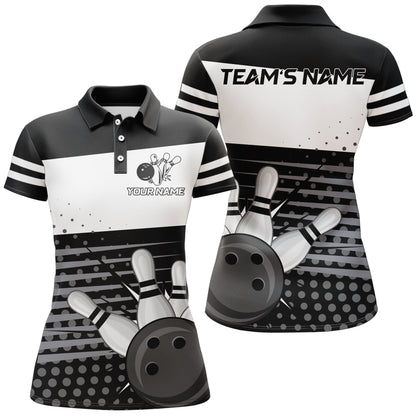 Bowling Polo Shirts For Women Bowling Team Jersey Custom Bowling Shirt BDT221