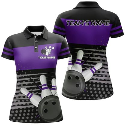 Bowling Polo Shirts For Women Bowling Team Jersey Custom Bowling Shirt BDT221