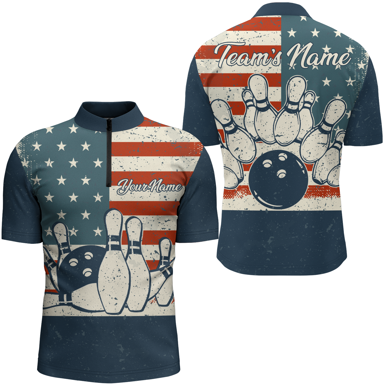 Personalized Bowling Shirts Men Custom Bowling Jersey Team Bowling