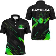 Load image into Gallery viewer, Custom Bowling Polo Shirt For Men Bowling Jersey Team League Bowling Shirts Couple BDT344