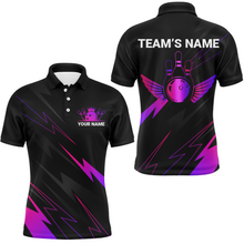 Load image into Gallery viewer, Custom Bowling Polo Shirt For Men Bowling Jersey Team League Bowling Shirts Couple BDT344