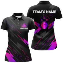 Load image into Gallery viewer, Custom Bowling Polo Shirt For Women Bowling Jersey Team League Bowling Shirts Couple BDT344